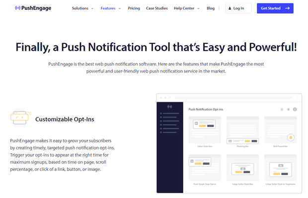 Push Engage notification web
