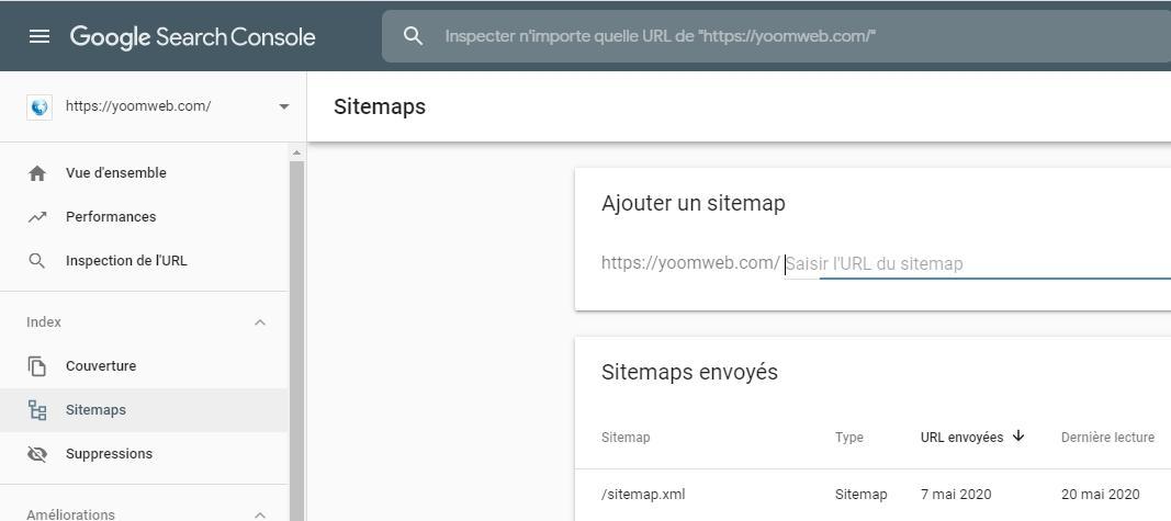 search consol google Créez un plan Sitemap XML et surveillez les erreurs d'exploration